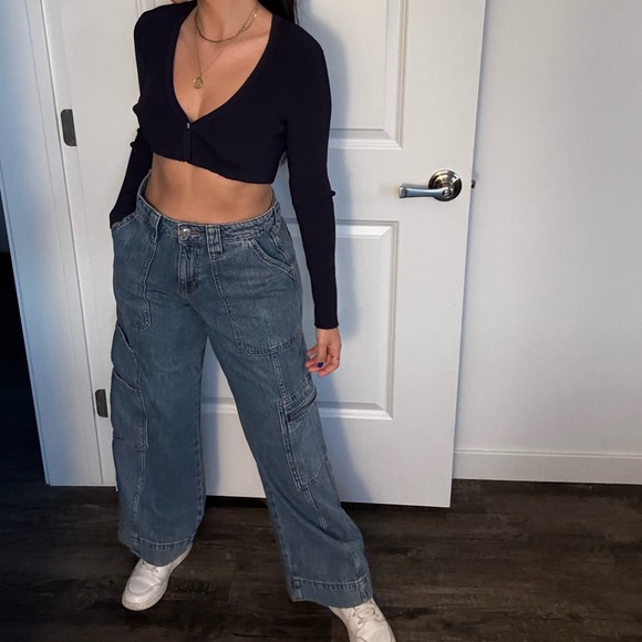 High Rise Blue Jeans - Picture 3 of 6